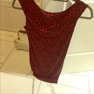 Alice + Olivia (darker)red and black leopard dress